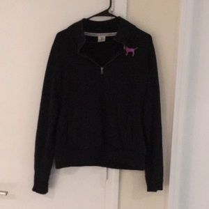 EUC Sz L V.C. PINK half zip